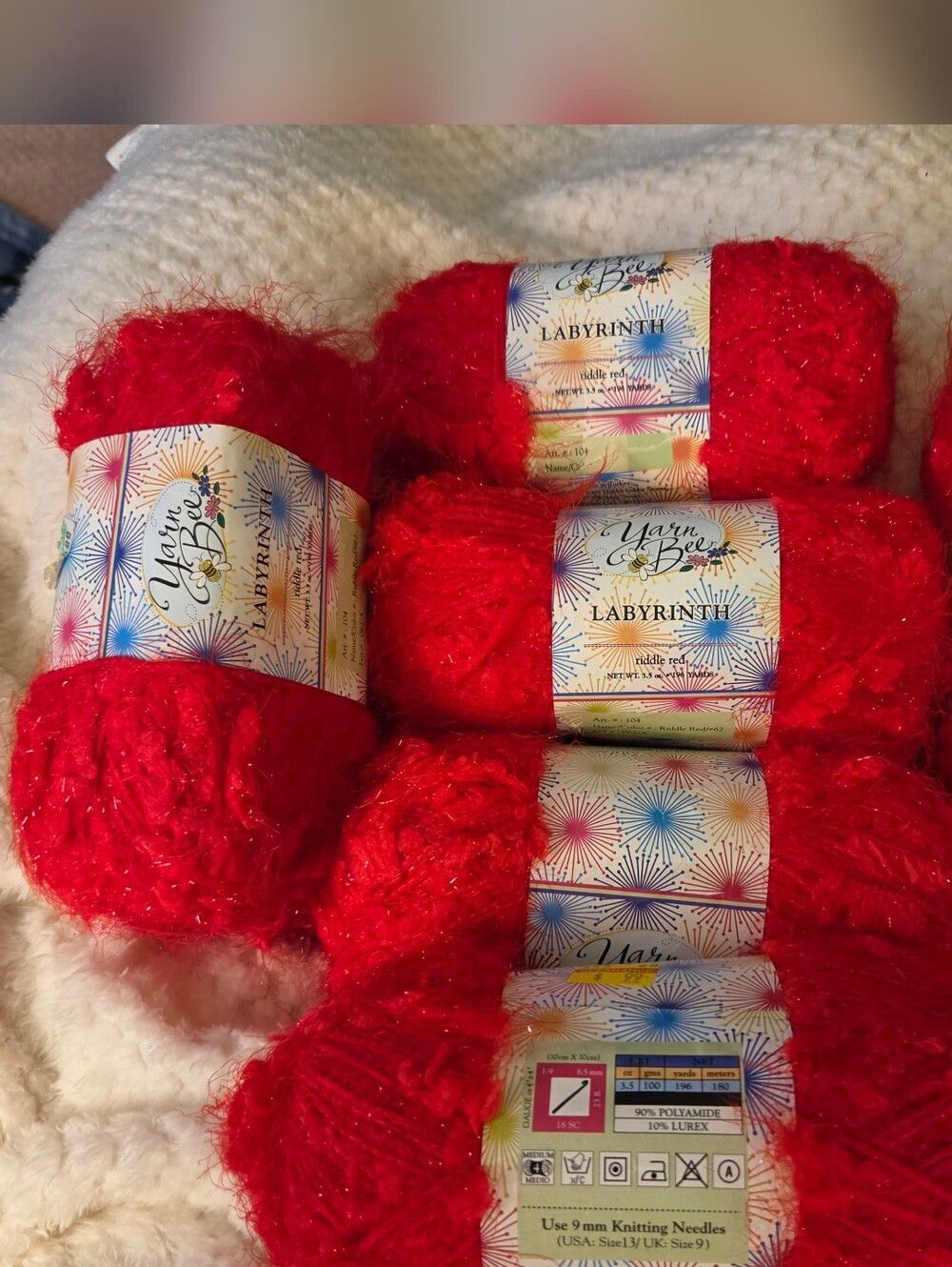 YARN BEE LABYRINTH LOT OF 6